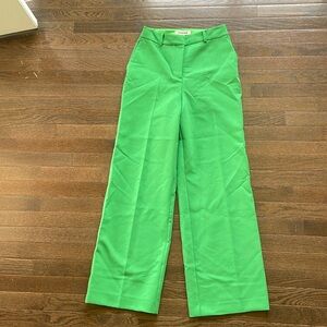 Boden Wide Leg Green Dress Pants 4R